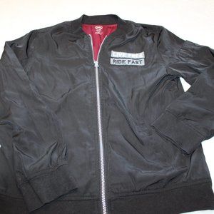 Wonder Nation Youth Jacket, Size XXL or 18, Black Zippered Jacket
